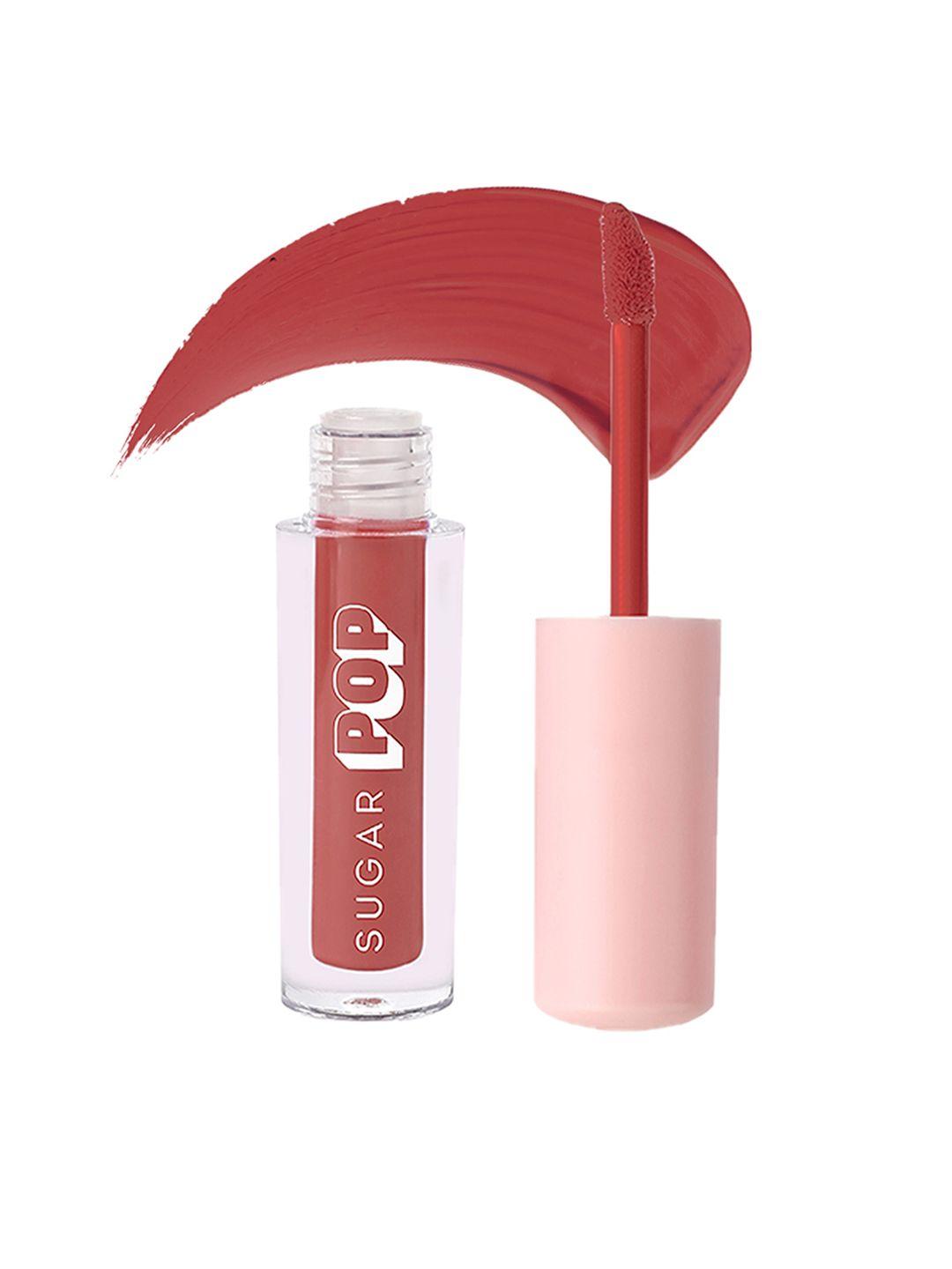 sugar pop 8 hour stay non-drying & smudge proof matte lipcolour 1.6 ml - rust 12