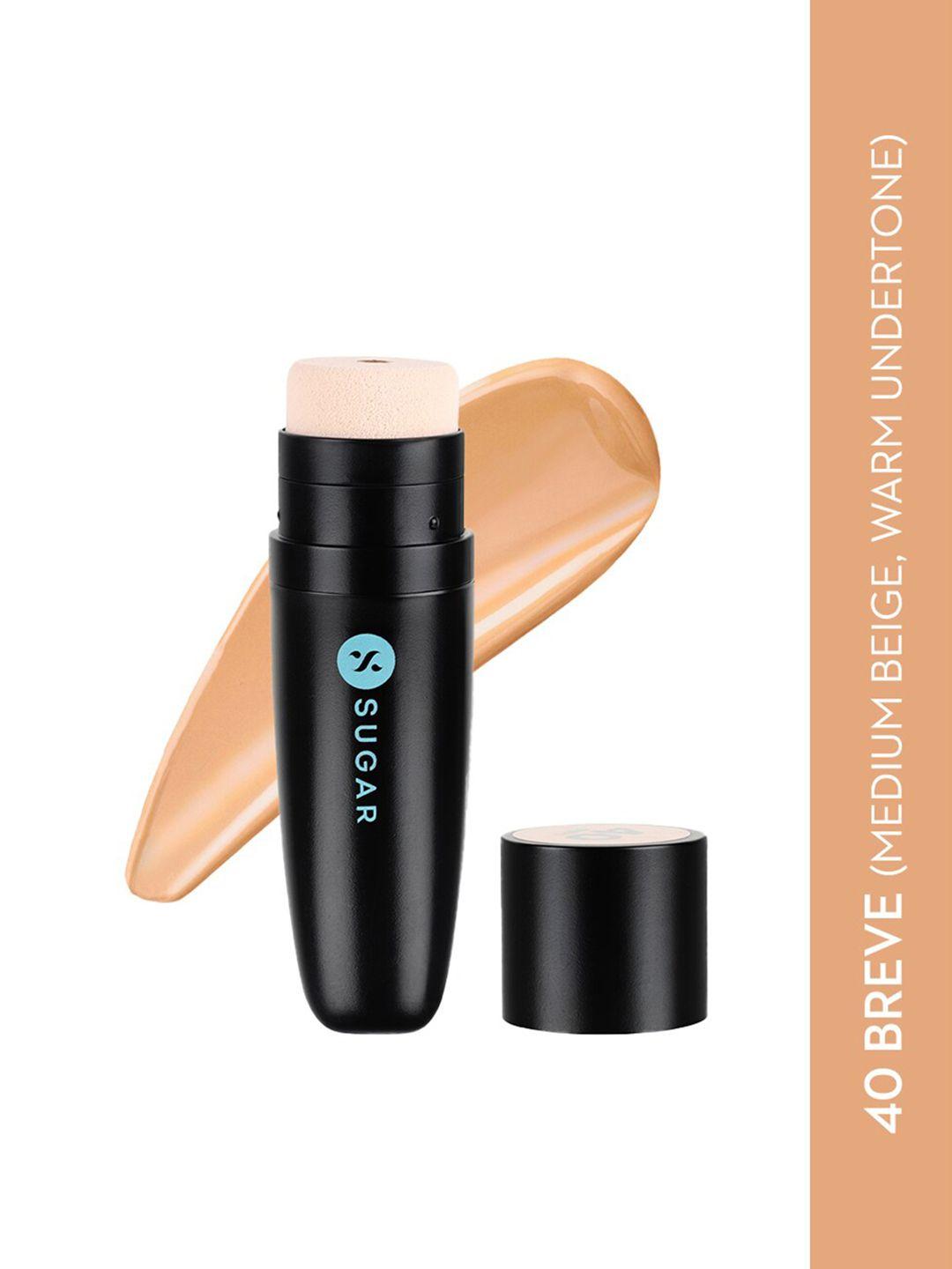 sugar aquaholic hydrating foundation with built-in cushion applicator 30ml - breve 40