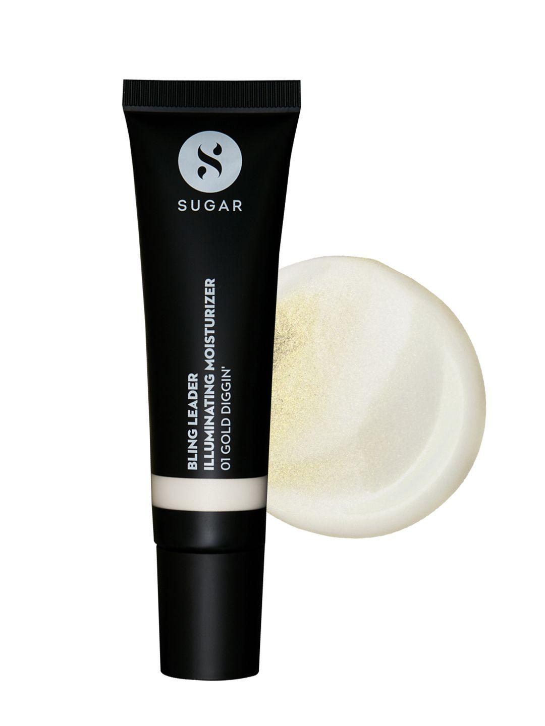 sugar bling leader illuminating moisturizer - 01 gold diggin with a pearl finish 25 ml