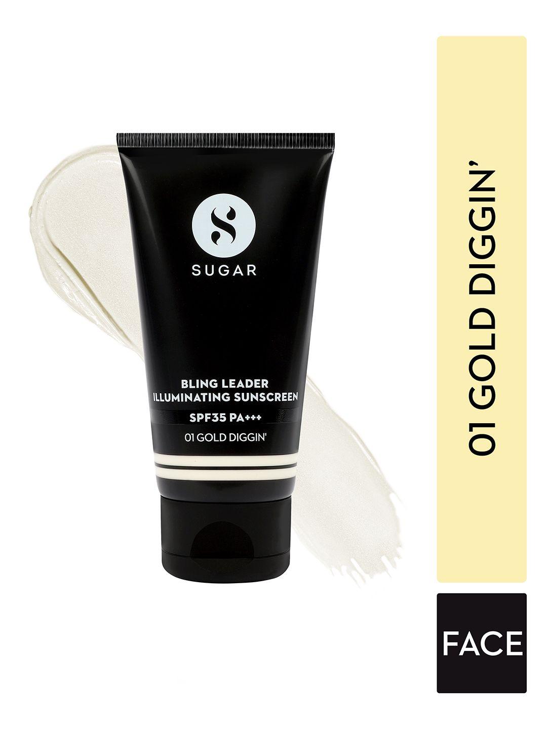 sugar bling leader illuminating spf 35 pa+++ sunscreen 50 g - gold diggin 01