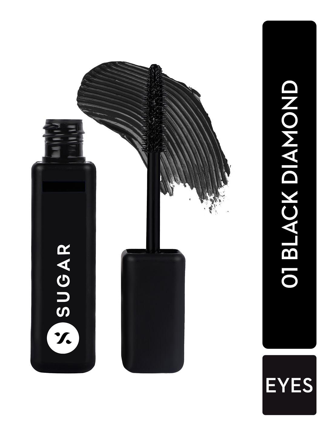 sugar bold unfold waterproof volumizing mascara 10ml - black diamond 01