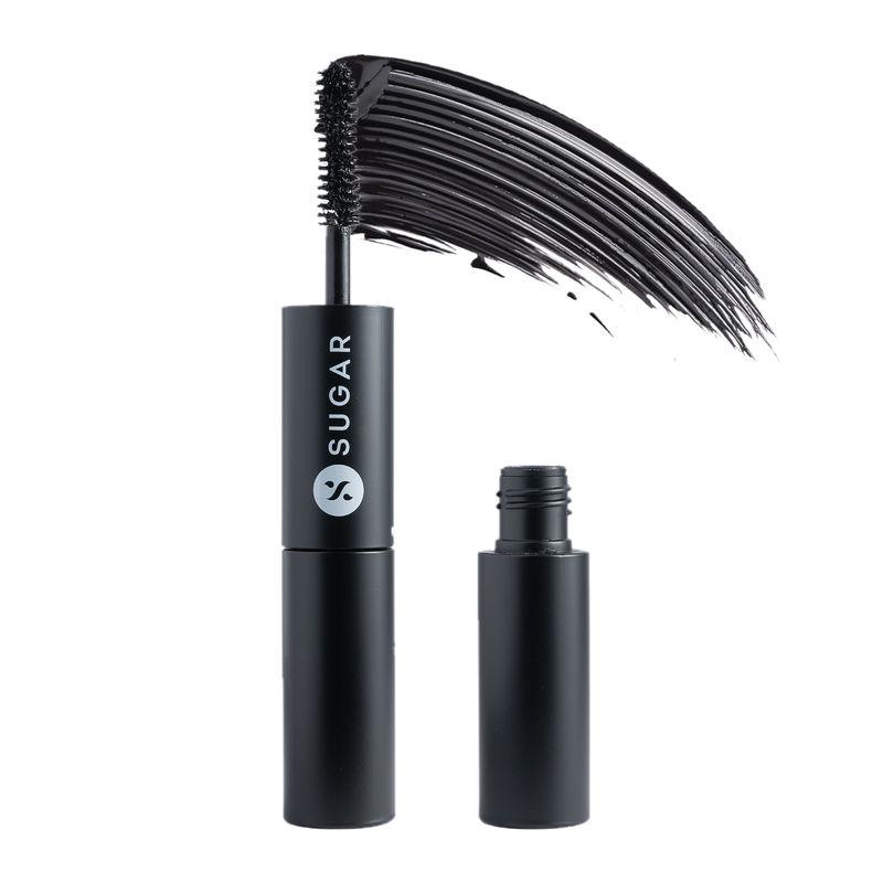 sugar cosmetics double date extreme volume mascara - black