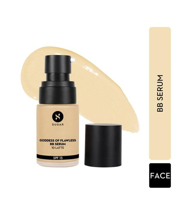 sugar cosmetics goddess of flawless bb serum 10 latte - 25 ml