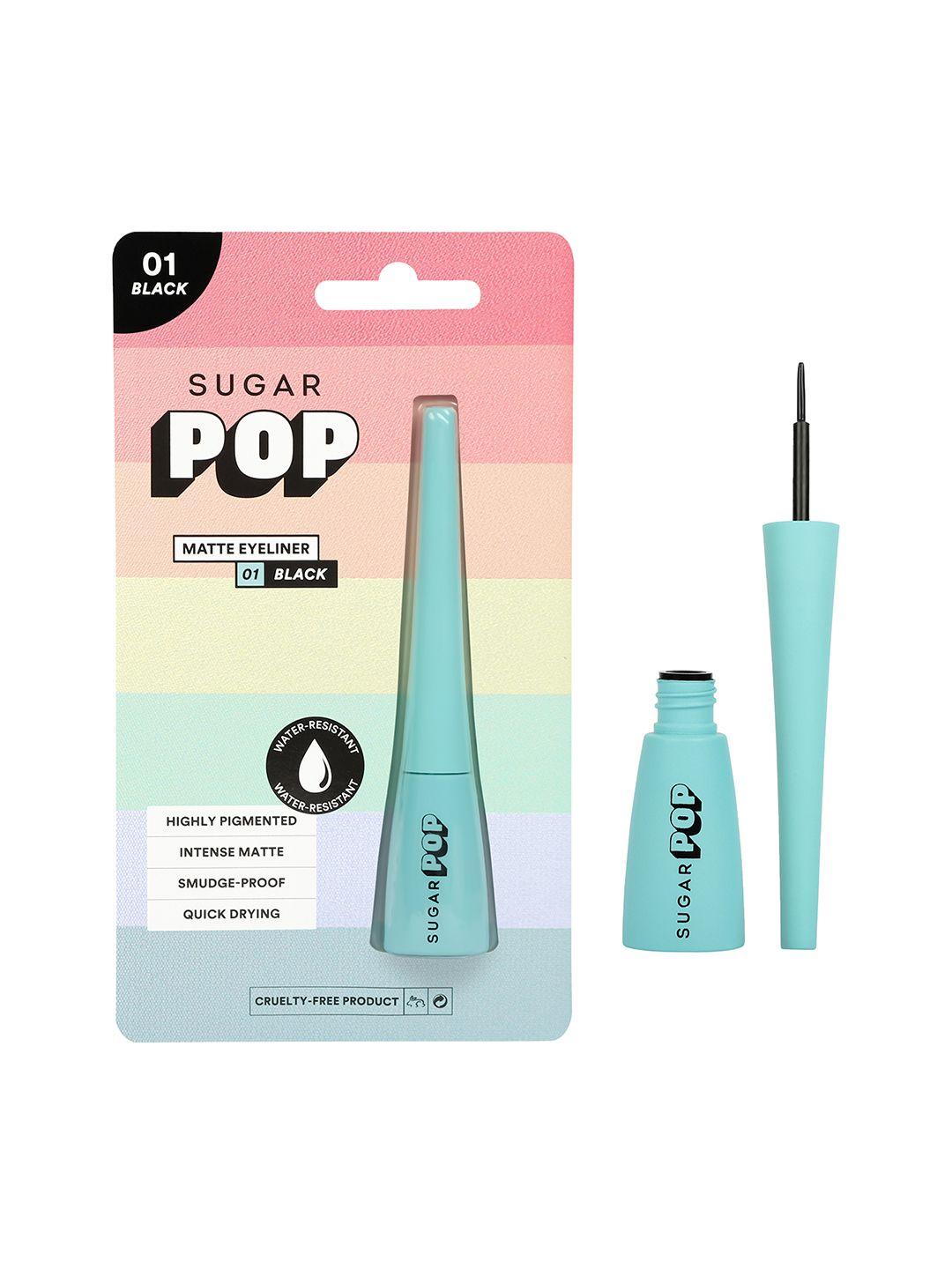 sugar pop matte intense colour smudge-proof water-resistant eyeliner 4.5ml - black 01