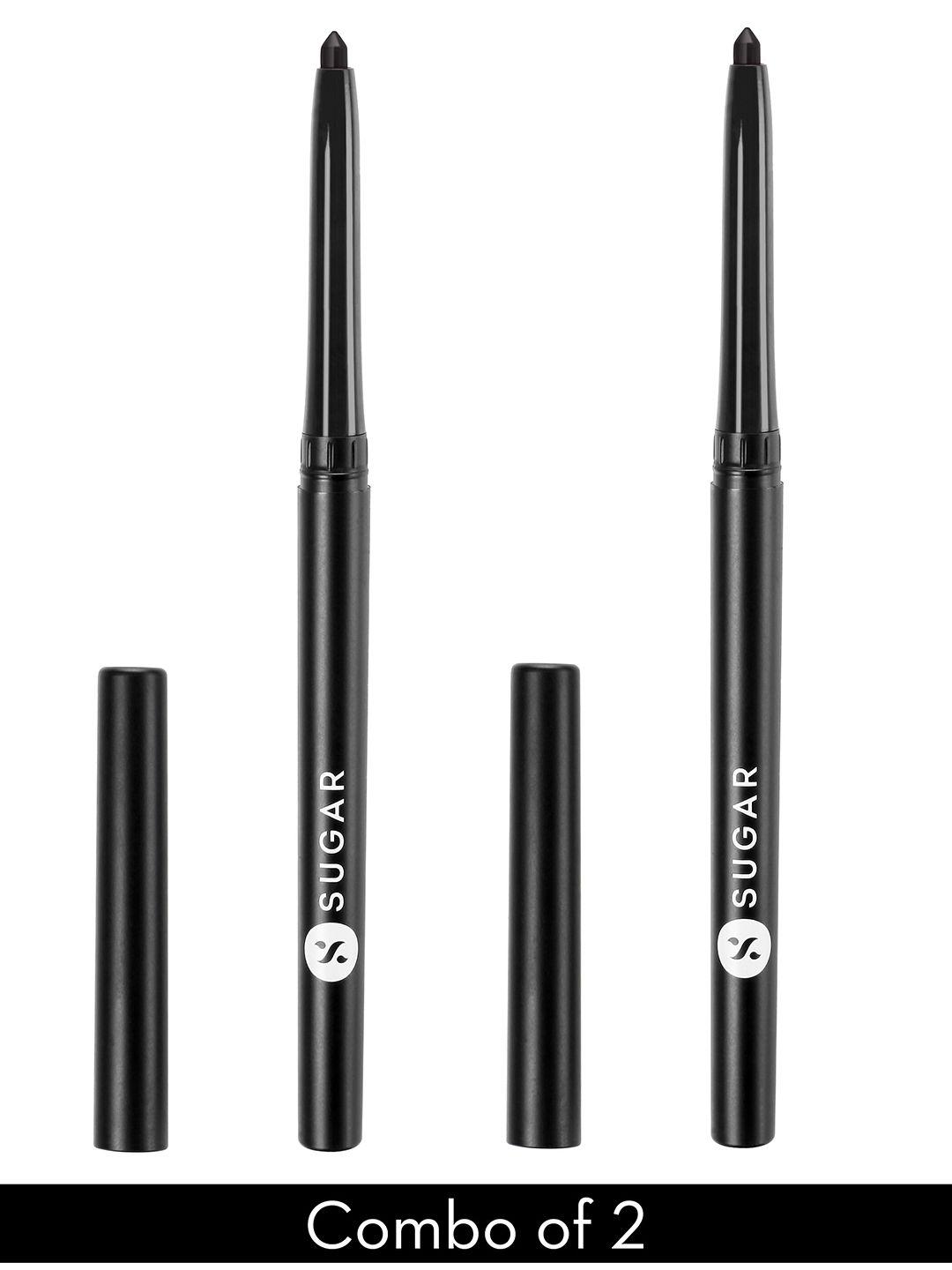 sugar set of 2 kohl of honour intense richly-pigmented kajal 0.25 g each - black out 01