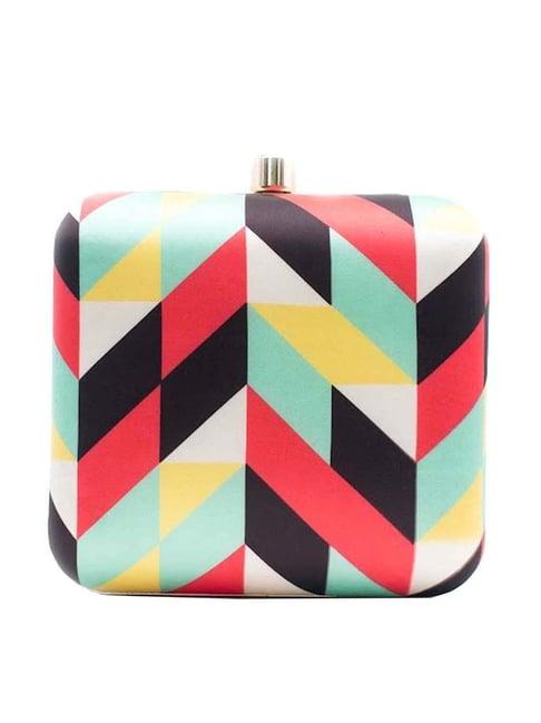 sugarcrush multicolor printed clutch