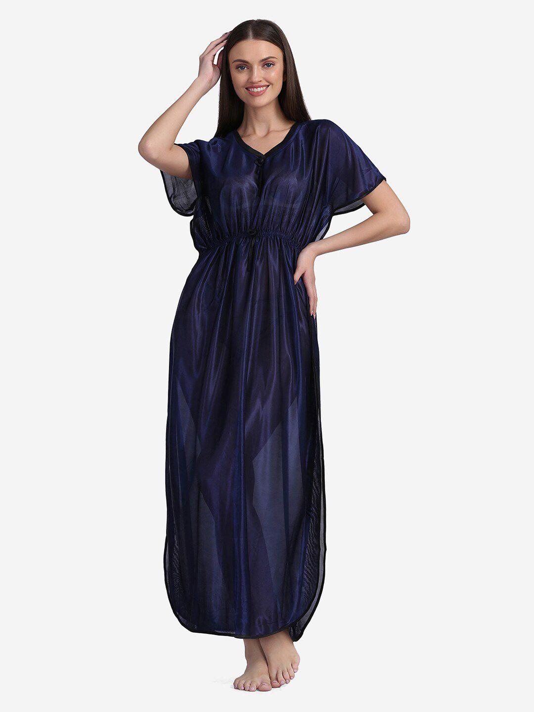 sugathari blue maxi nightdress