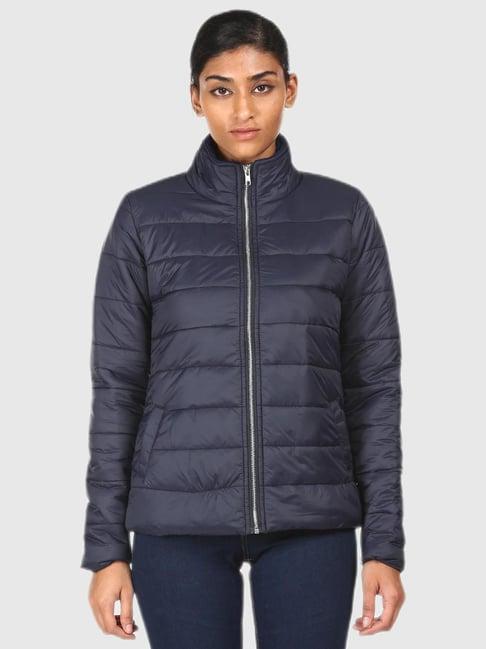 sugr navy quilted jacket
