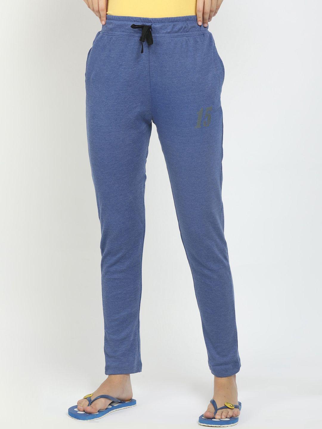 sugr women blue track pants