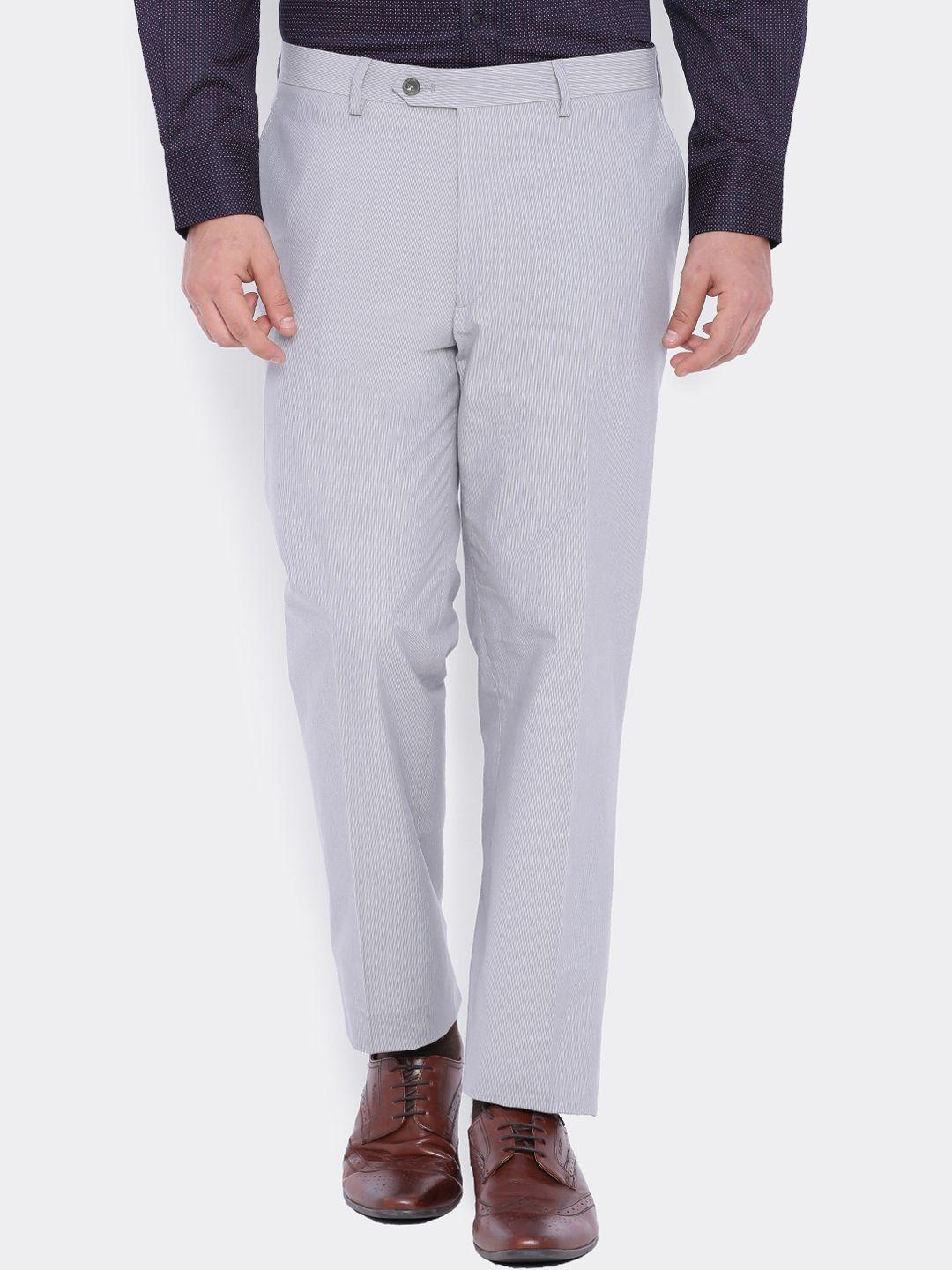 suitltd grey slim fit semiformal trousers