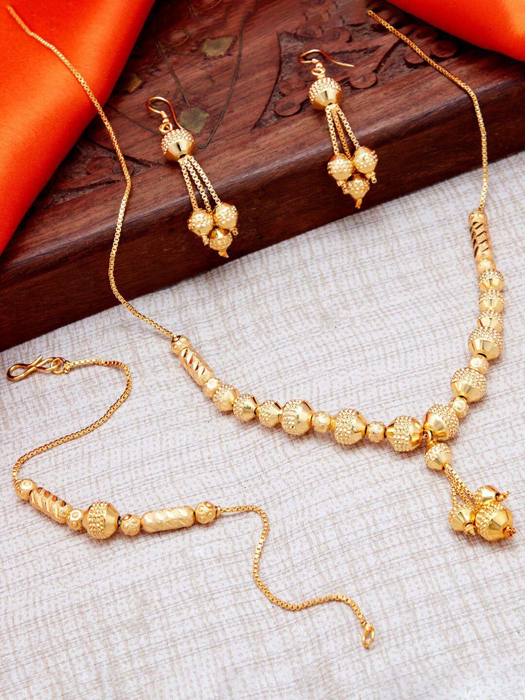 sukkhi gold-plated jewellery set