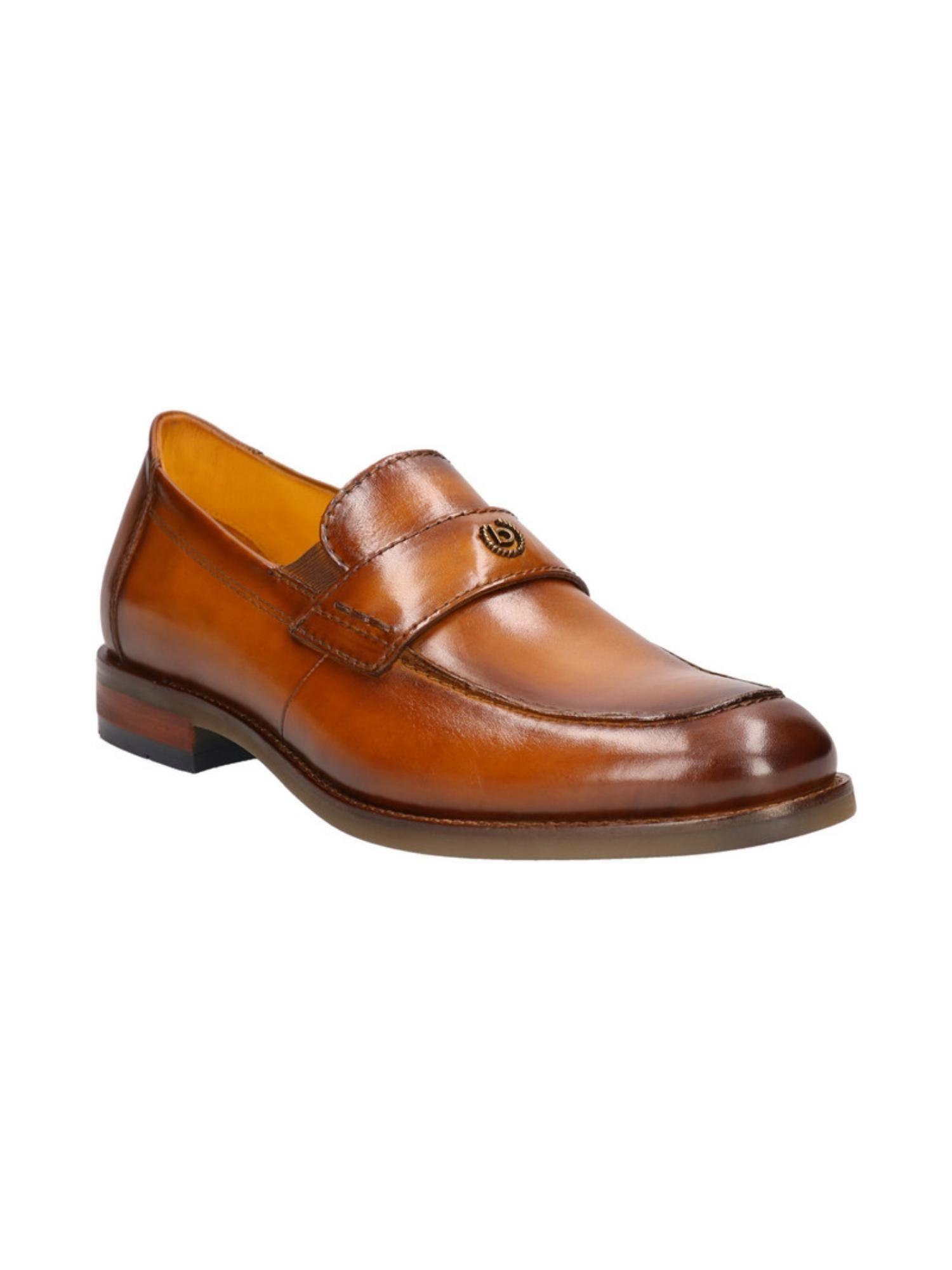 sula revo tan mens leather penny loafers