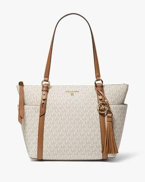 sullivan medium logo top-zip tote bag