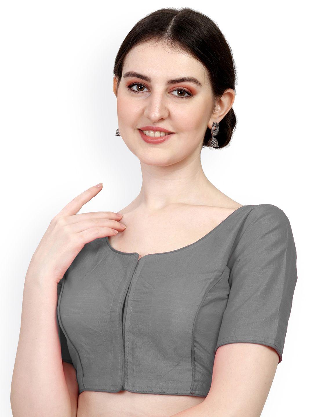 sumaira tex silk short sleeves saree blouse