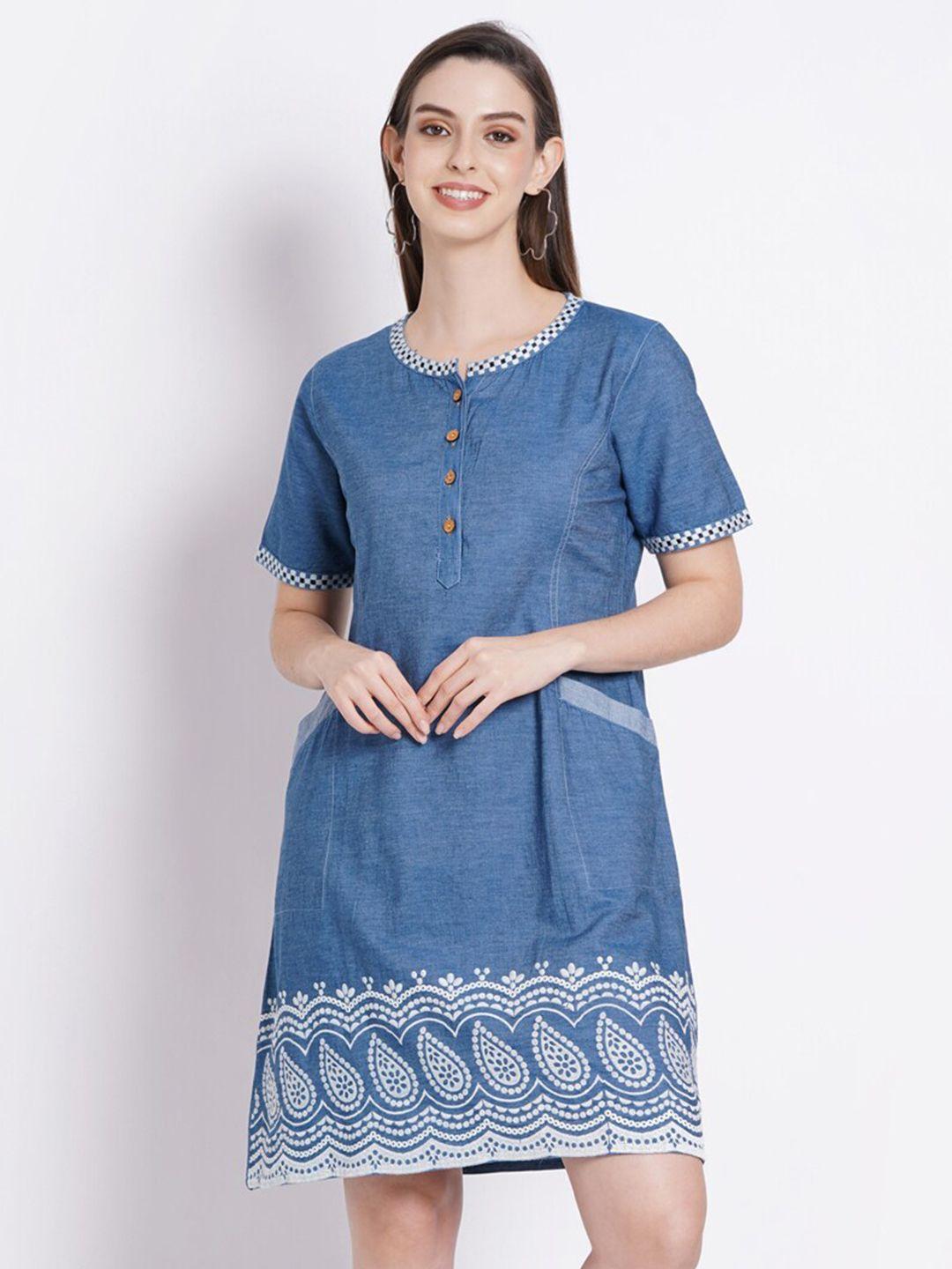 sumavi-fashion organic cotton a line dress