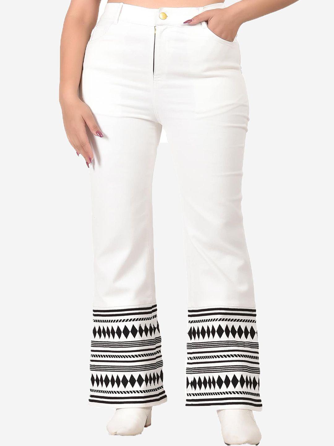 sumavi-fashion women white trousers