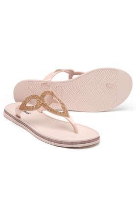 summer bling_999 synthetic slipon womem's slippers - pink