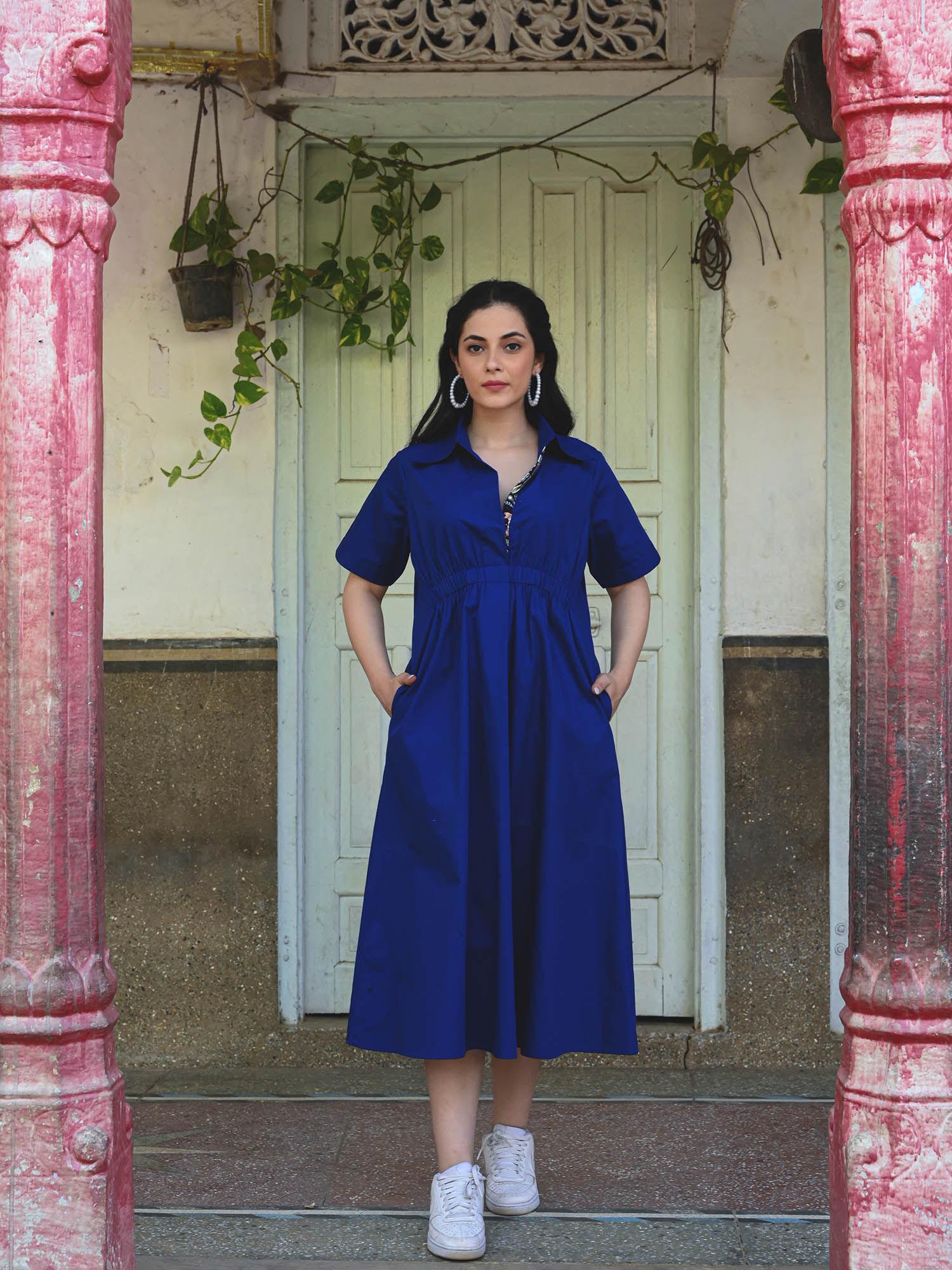 summer blue must have midi dress