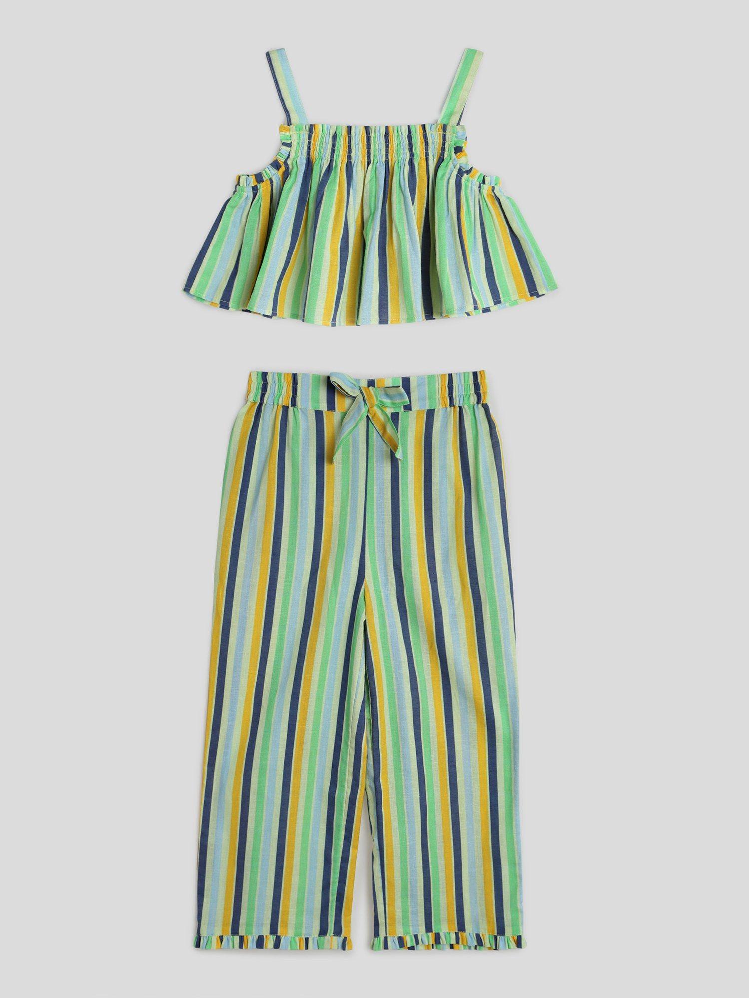 summer camp striped co-ord (set of 2)