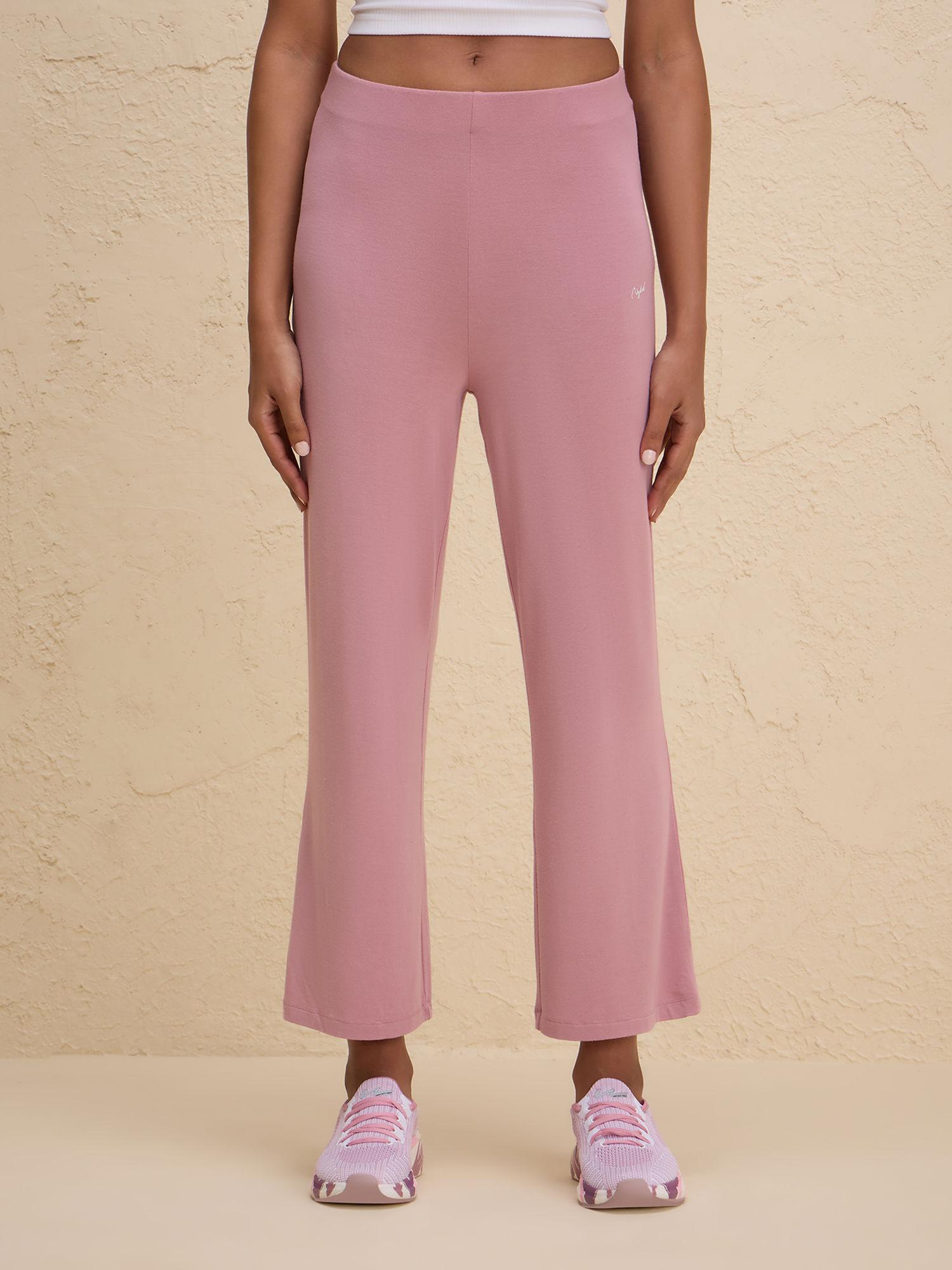 summer essential super soft and comfy modal cropped pants nyle059 mauve