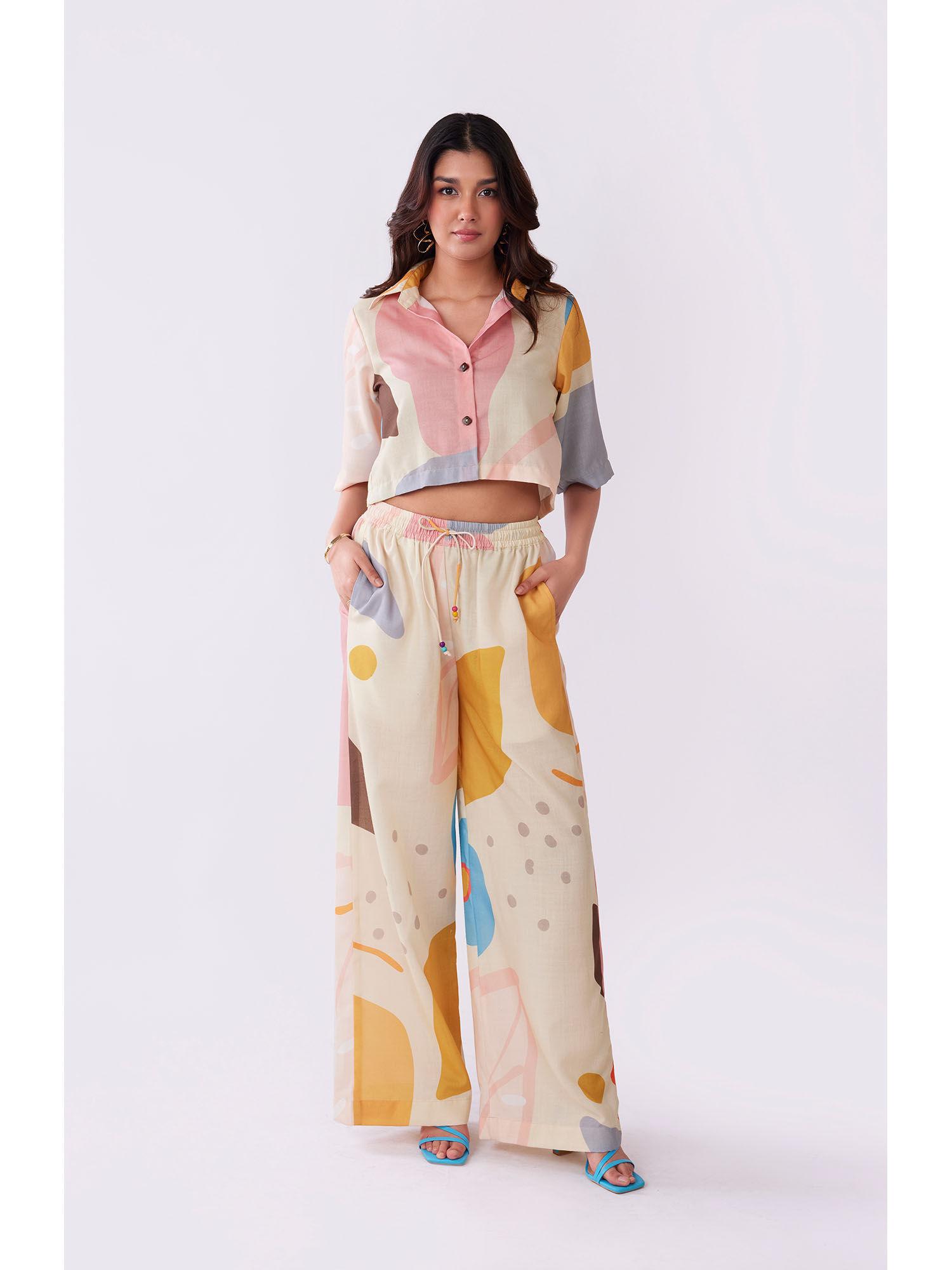 summer floral printed pant