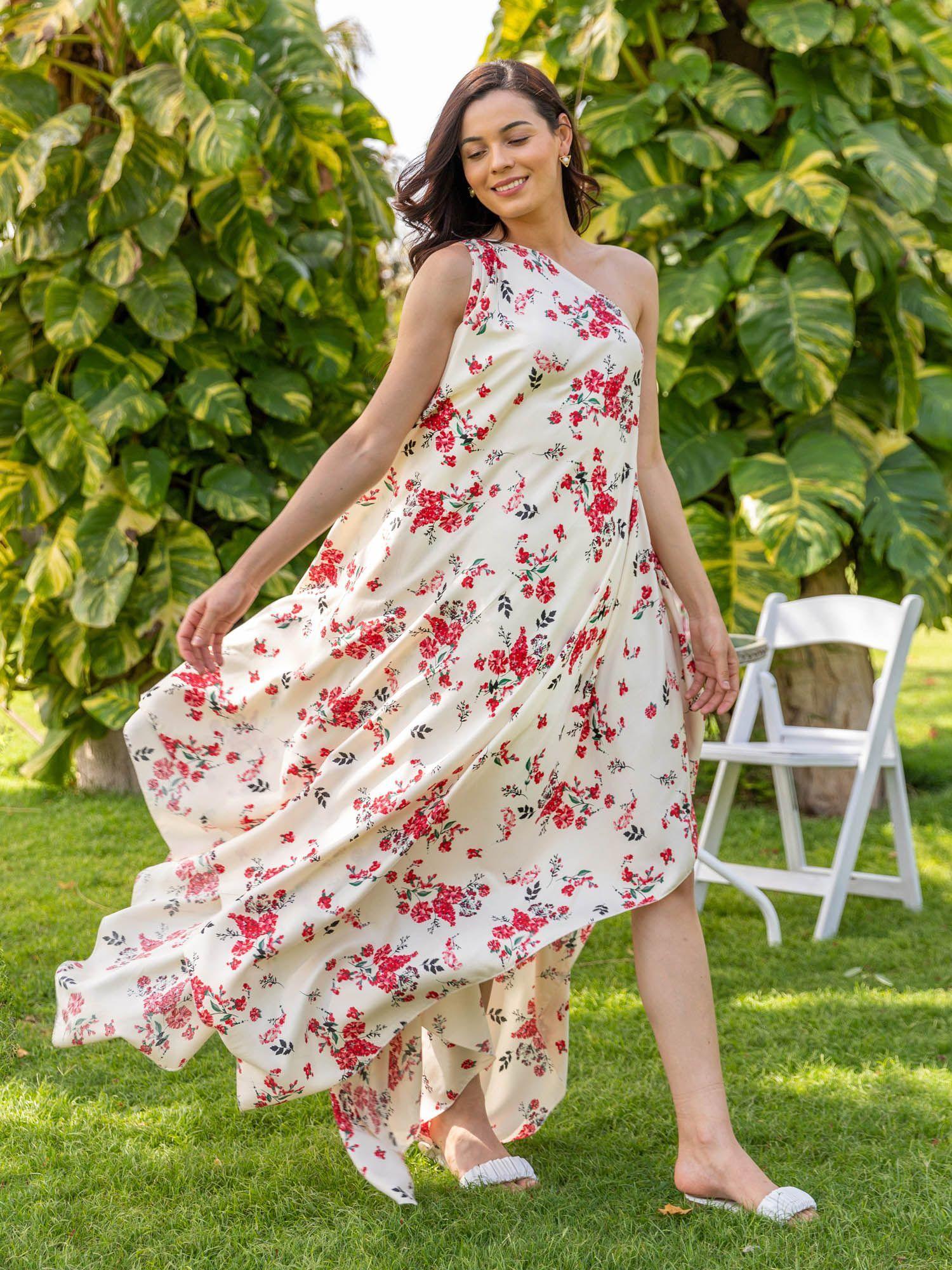 summer rose kaftan dress