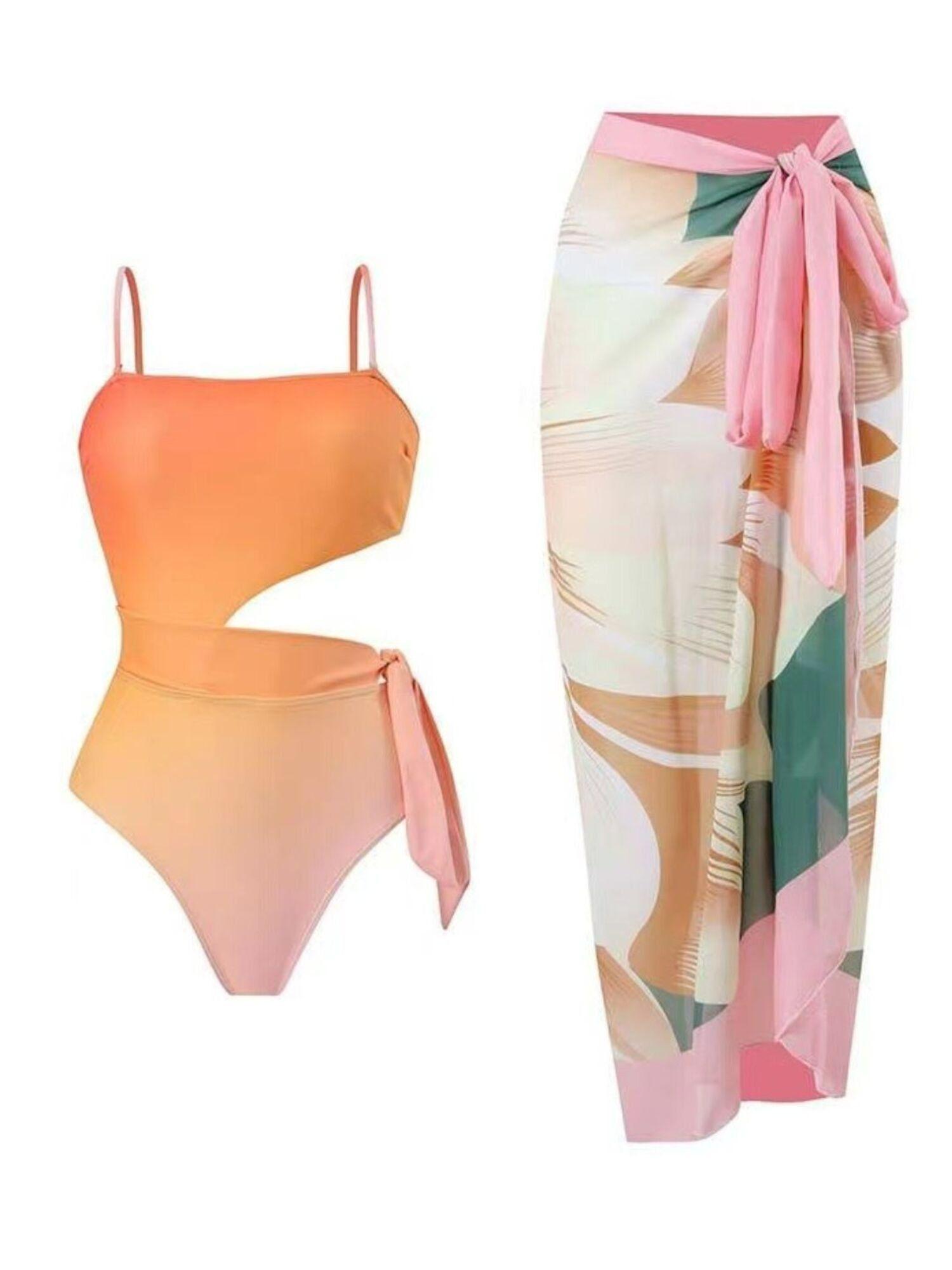 sun-kissed splendor monokini (set of 2)