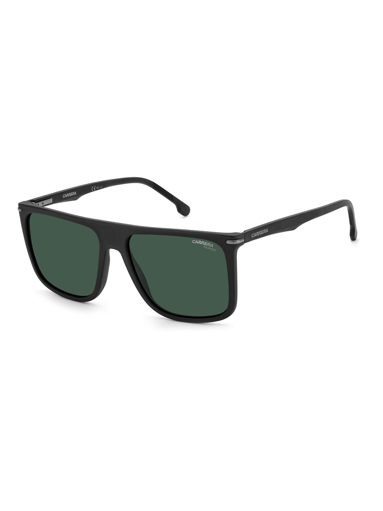 sunglasses green polarized lens rectangular sunglass matte black frame