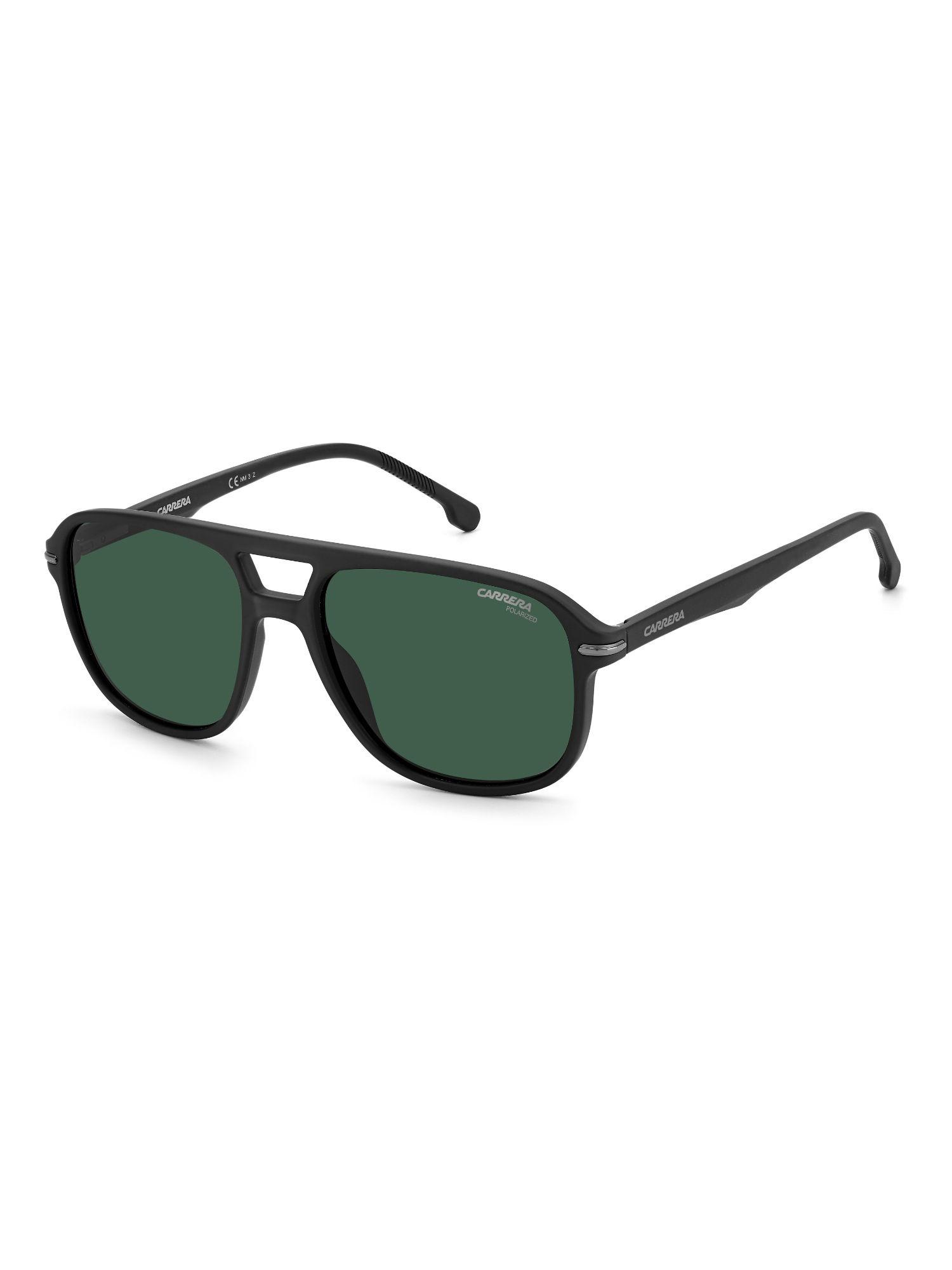 sunglasses green polarized lens rectangular sunglass matte black frame