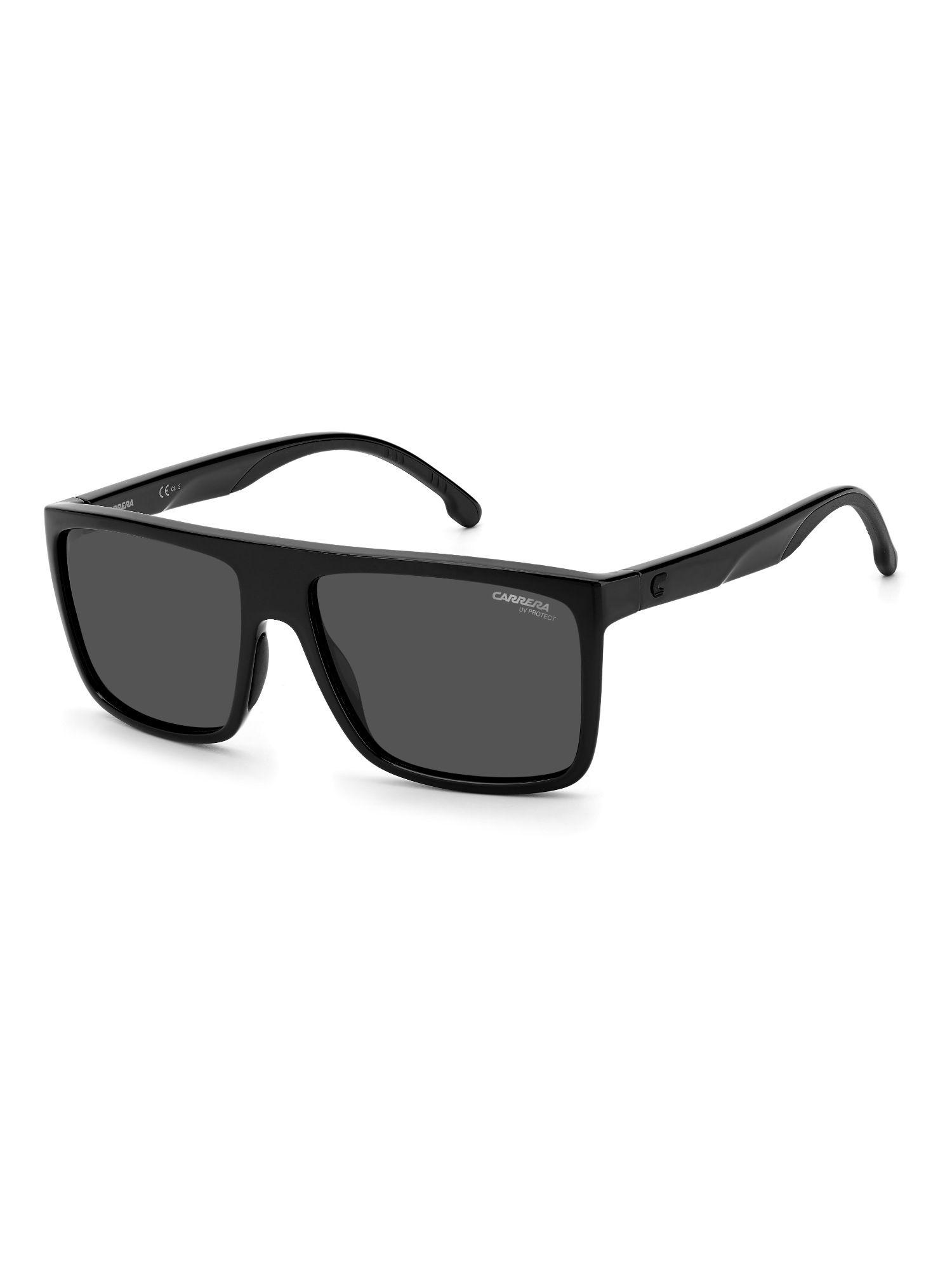 sunglasses grey lens rectangular sunglass black frame