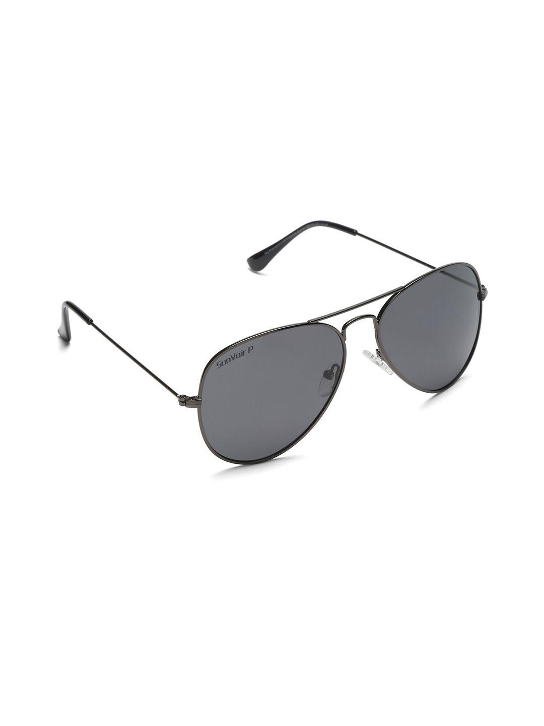 sunnies aviator sunglasses with polarised lens sunnies-020-c8-black