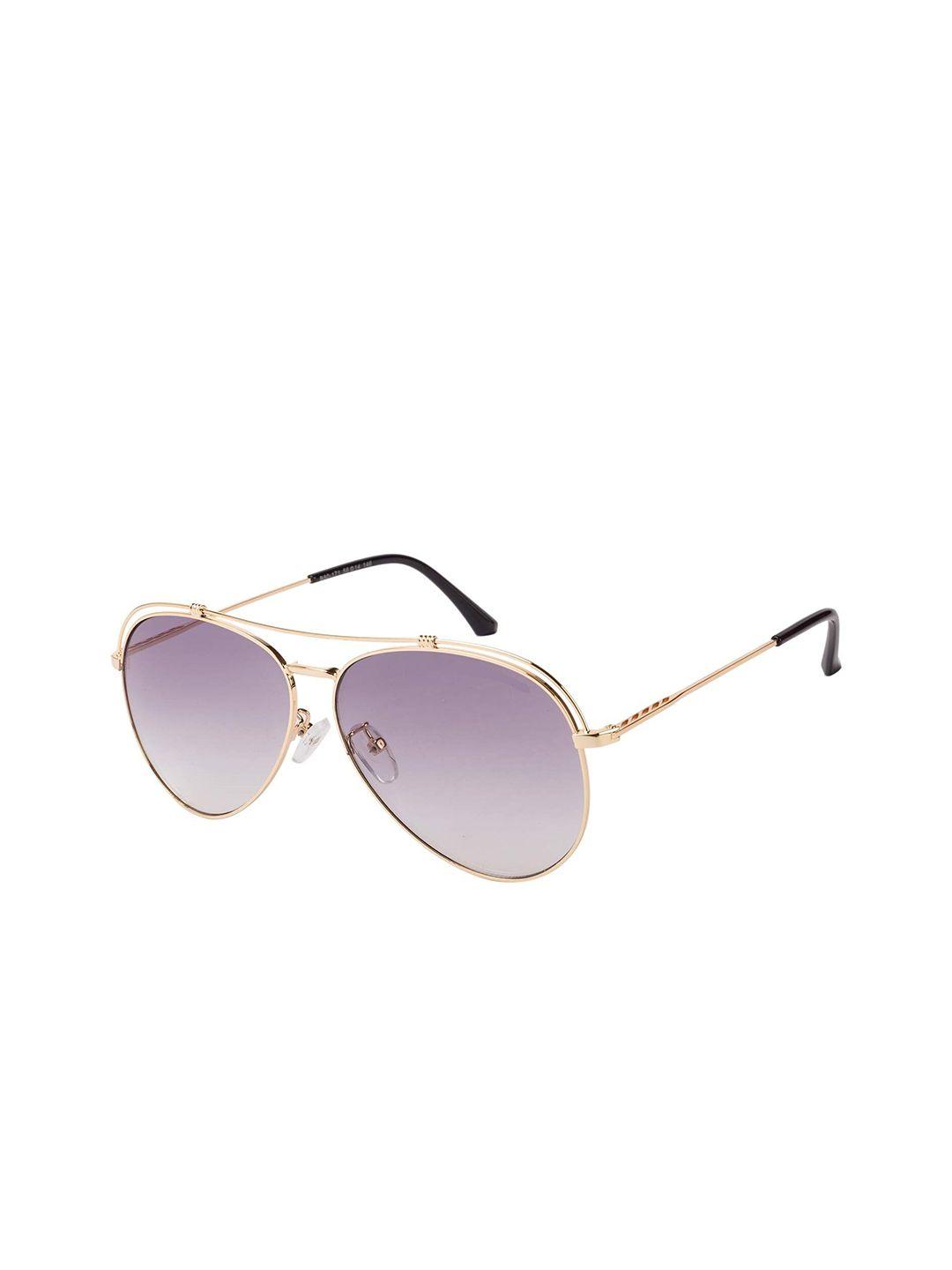 sunnies lens & aviator sunglasses with uv protected lens b80-171-grey-gold