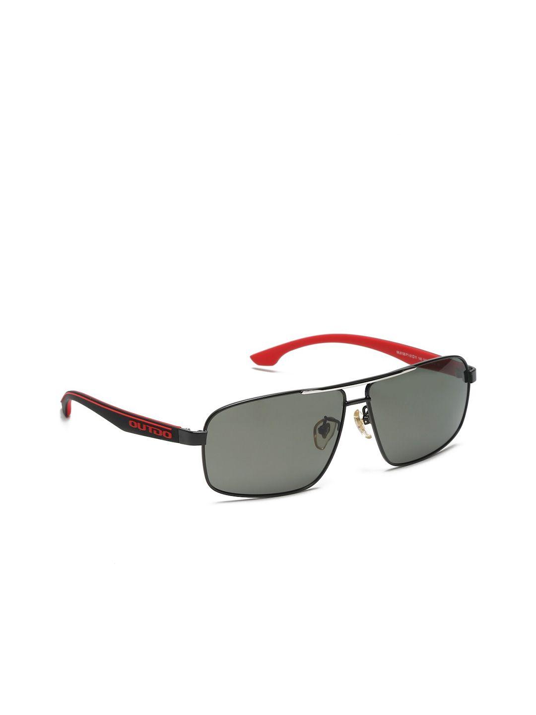 sunnies rectangle sunglasses with polarised and uv protected lens