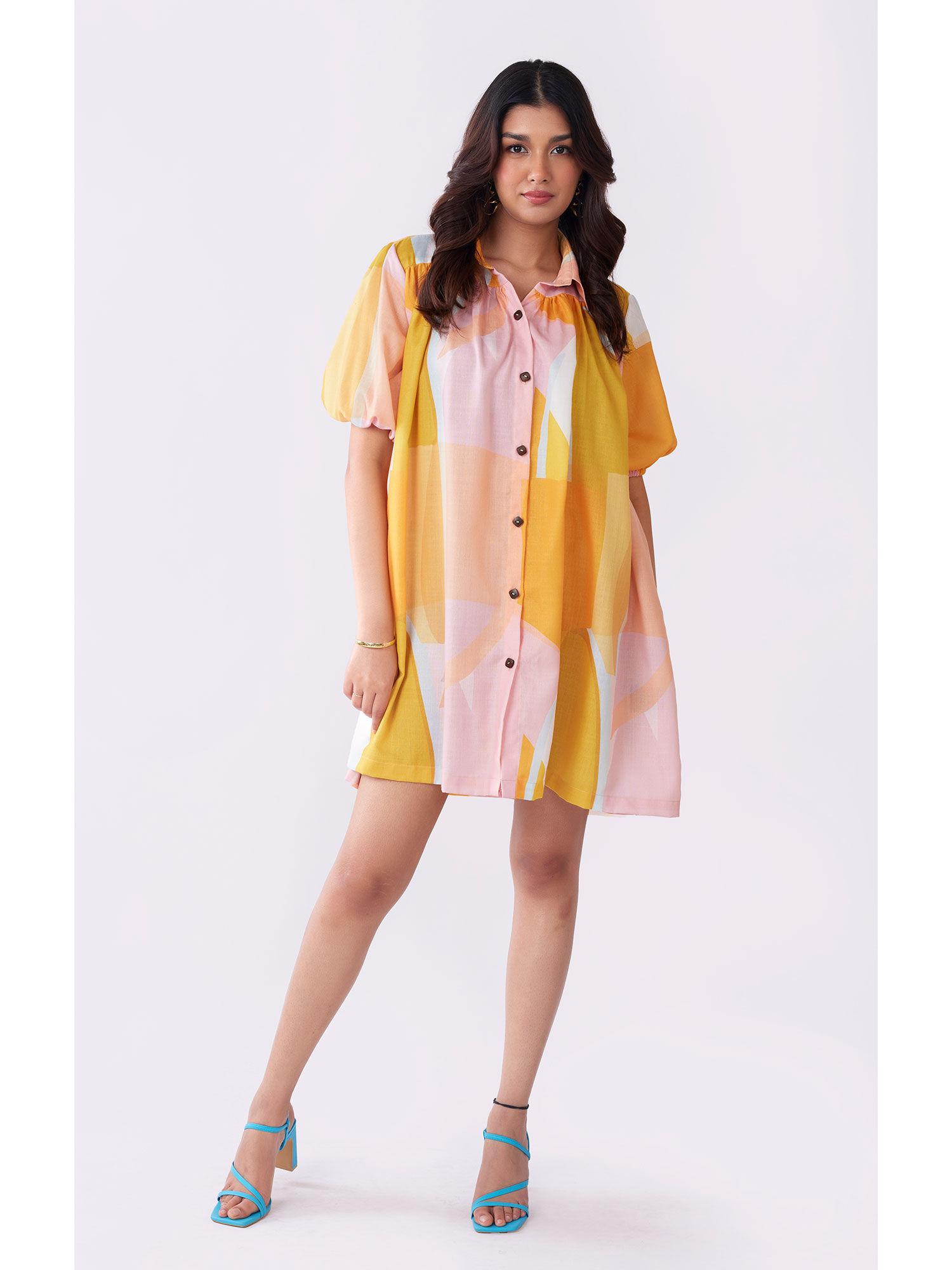 sunshine shirt dress