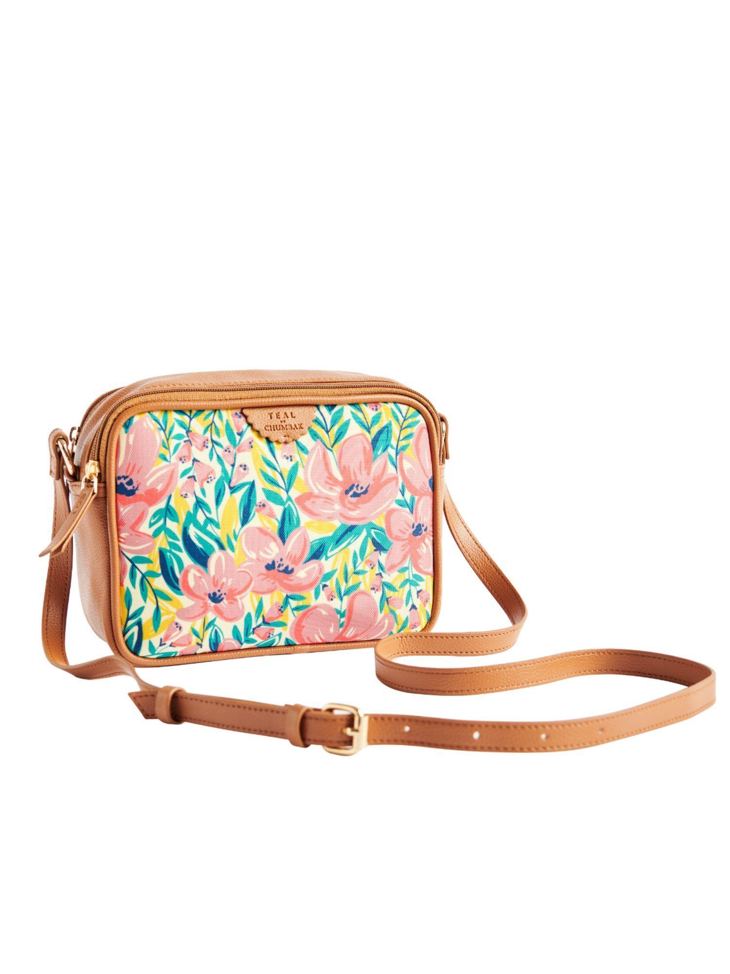 sunshine state box sling bag - multicolor