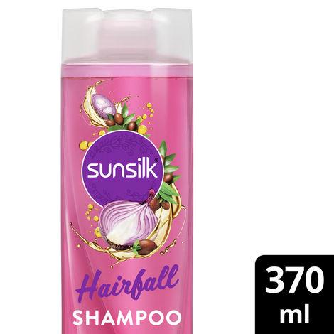 sunsilk hairfall shampoo with onion & jojoba oil, 370 ml