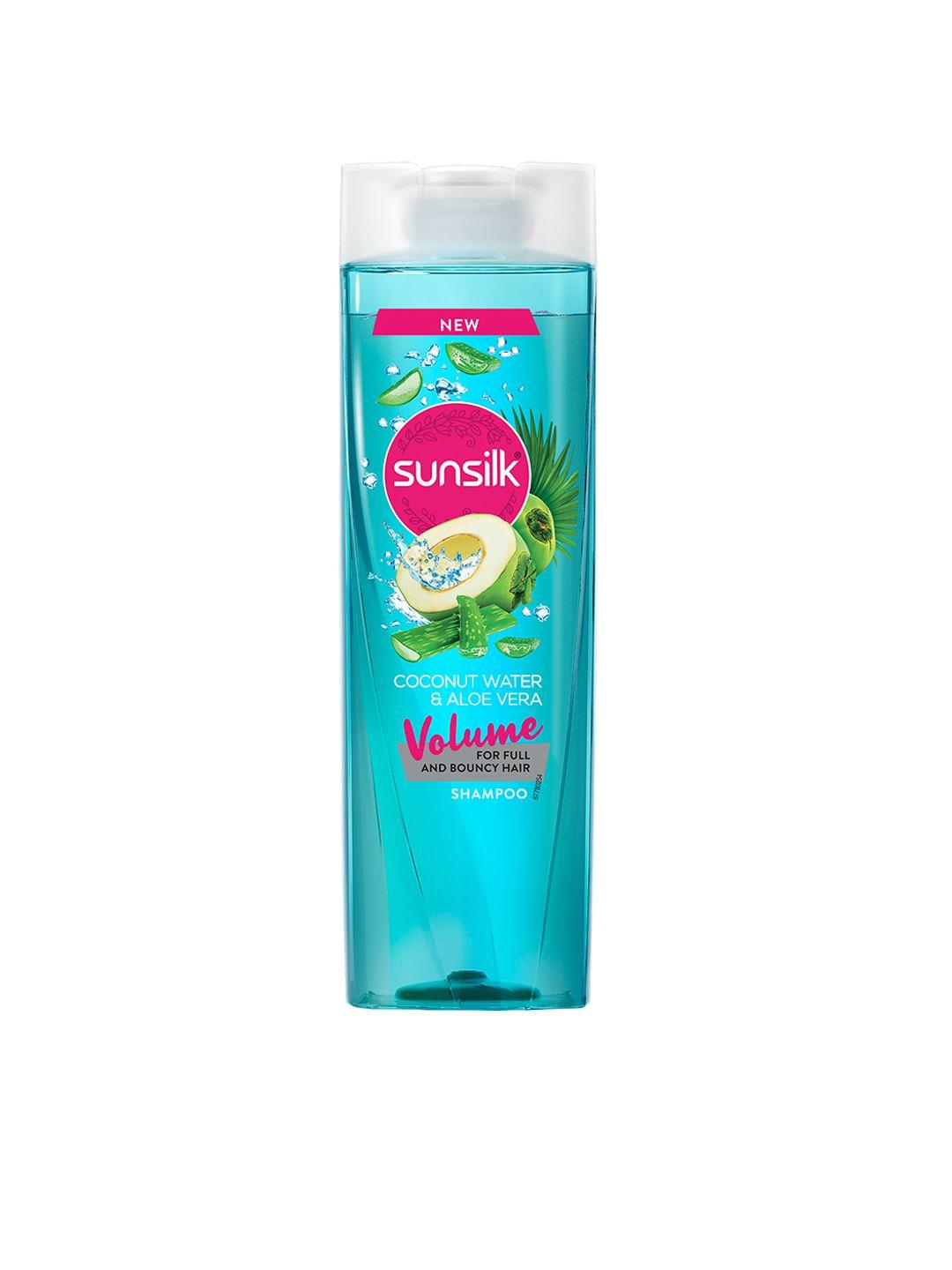 sunsilk coconut water & aloe vera volume hair shampoo 195 ml