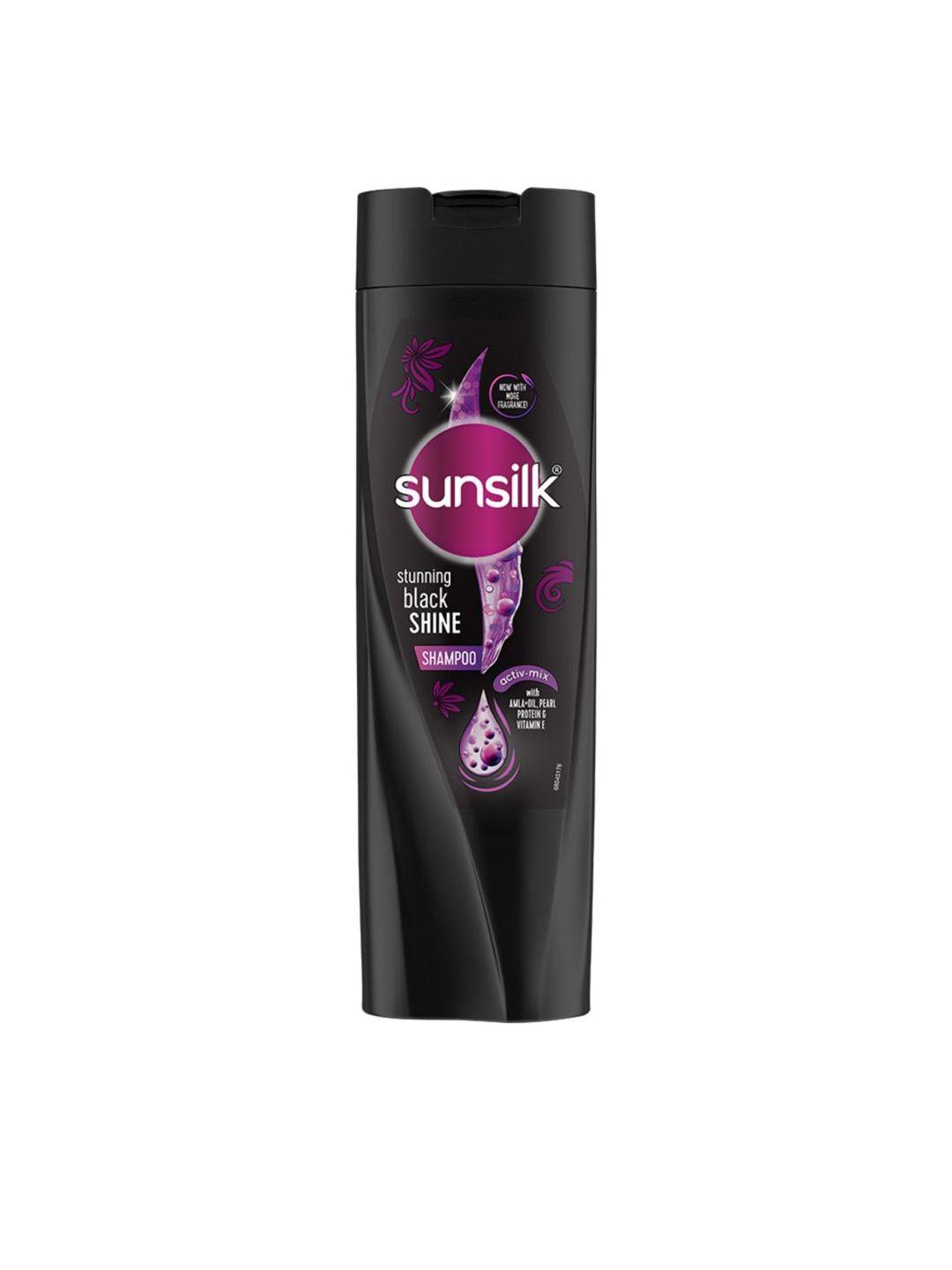 sunsilk unisex stunning black shine shampoo 360 ml