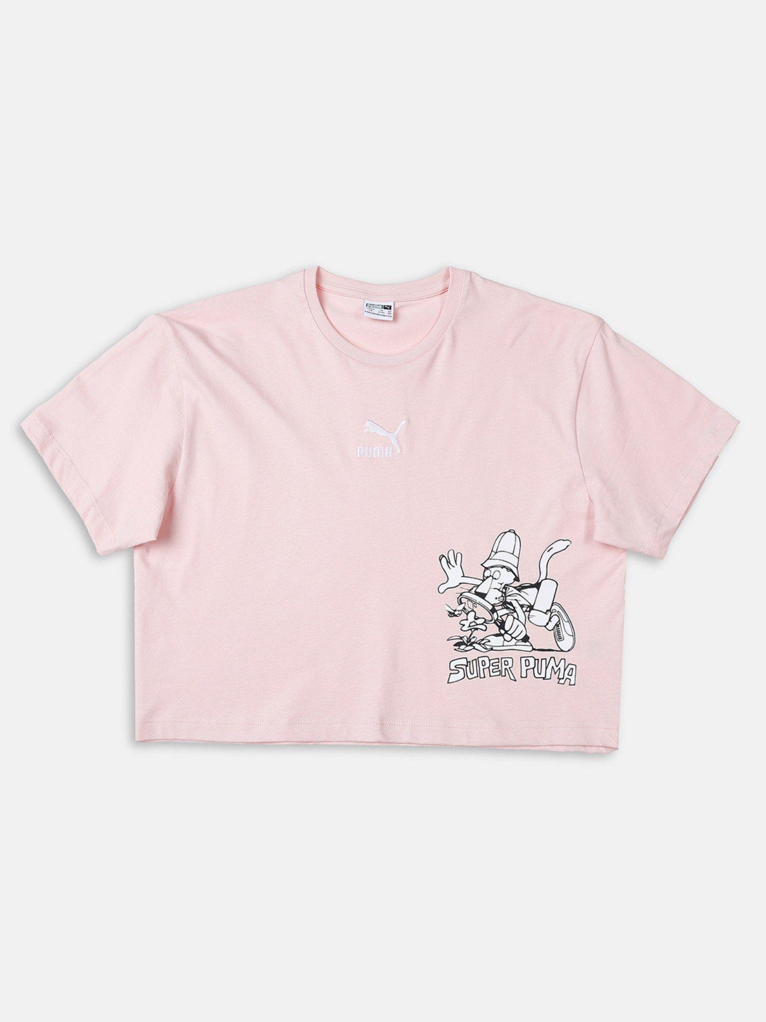 super oversized girls pink t-shirts