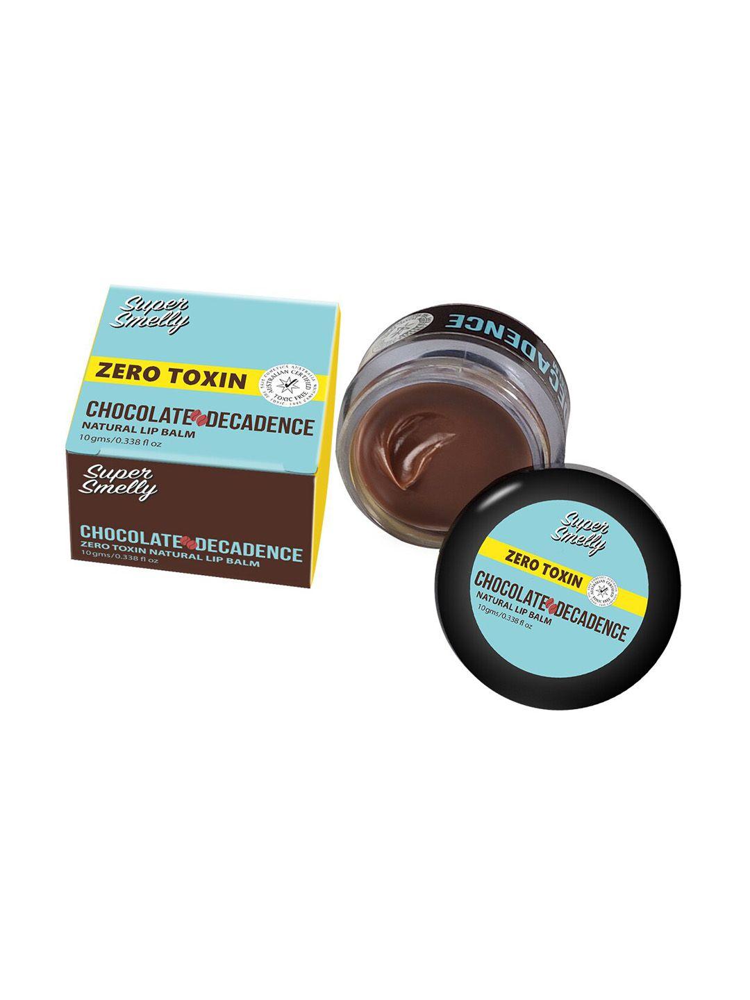 super smelly zero toxin chocolate decadence natural lip balm
