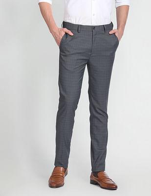 super slim fit formal trousers