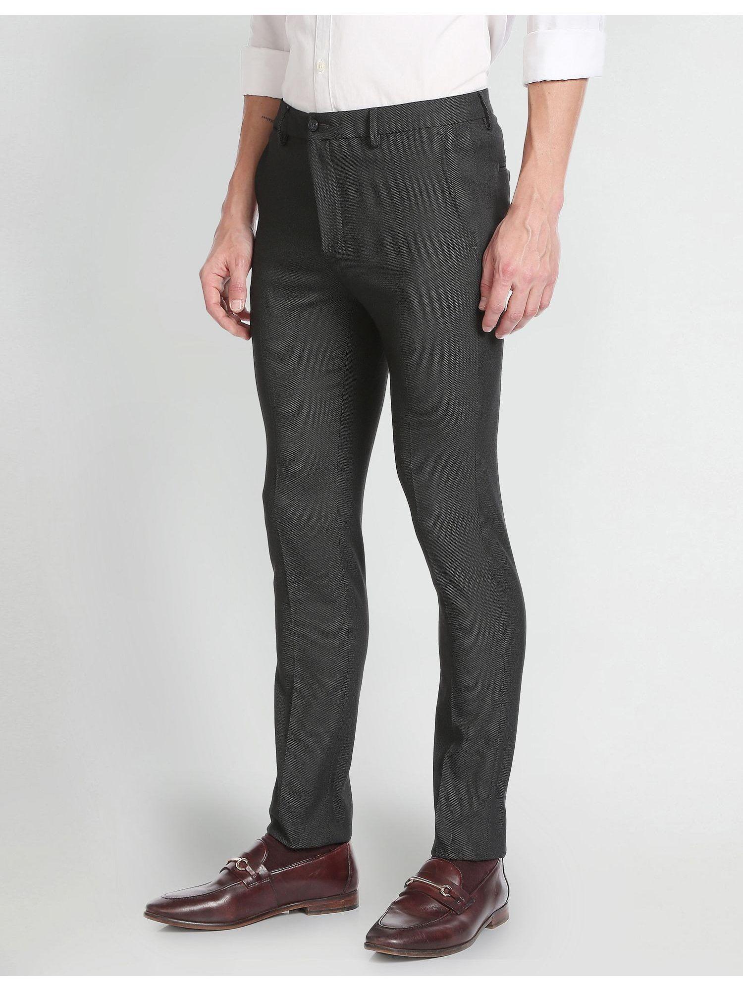 super slim smart flex trousers