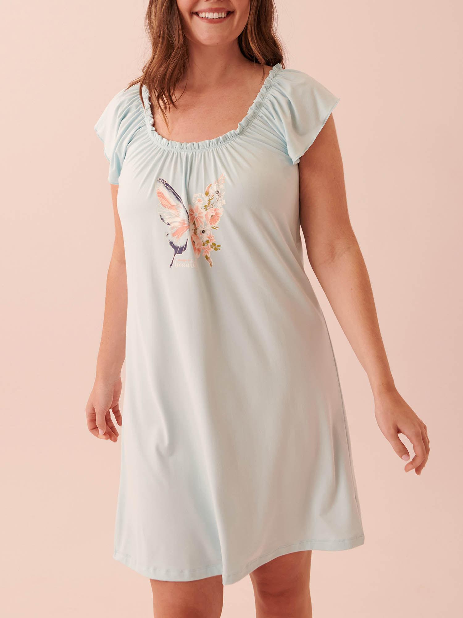 super soft short sleeve sleepshirt