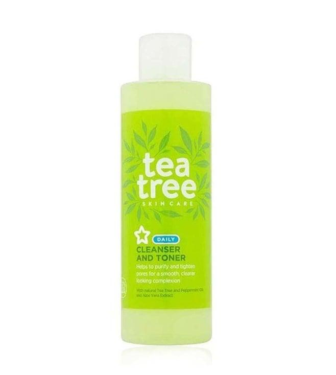 superdrug tea tree cleanser toner - 200 ml