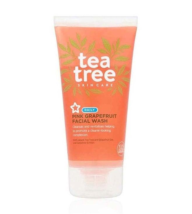 superdrug tea tree and grapefruit facial wash - 150 ml