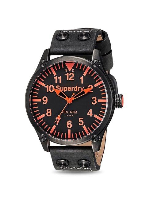 superdry syg151r analog watch for men