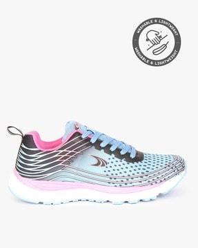 superflyfoam printed lace-up running shoes