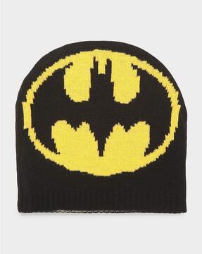 superhero pattern beanie