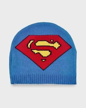 superhero pattern beanie