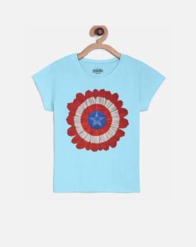 superhero round- neck t-shirt